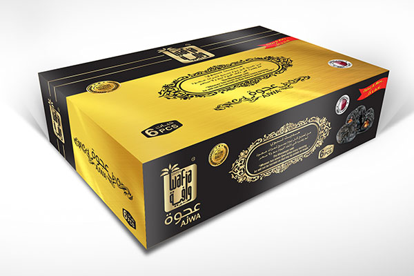 Wafia Ajwa Dates 7 PC & 6 Outer