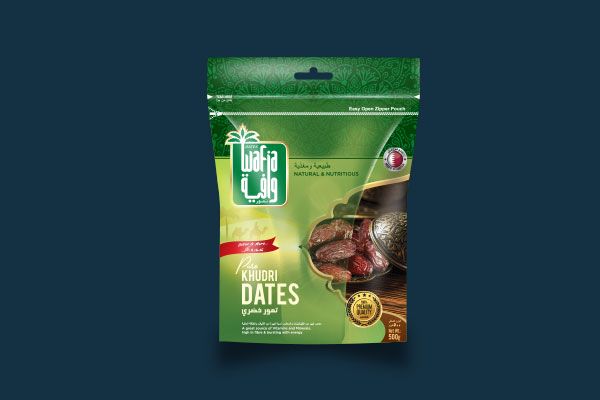 Wafia Pure Khudri Dates Pouch Pack 500 GR